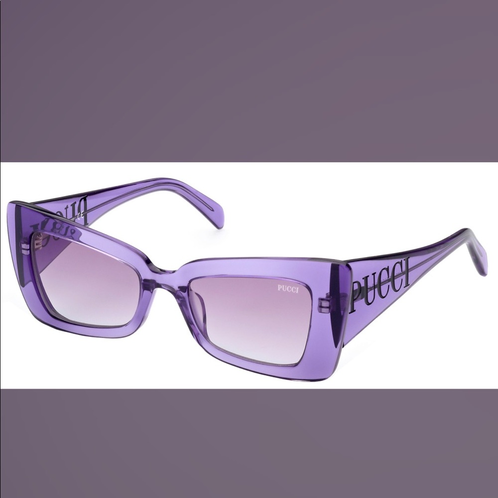 Purple Emilio Pucci Sunglasses